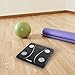 Scales Digital Weight & Body Fat ESHOWEE Bmi Bluetooth Scale Digital Bathroom Wireless Weight Scale Body Composition Analyzer App, Black