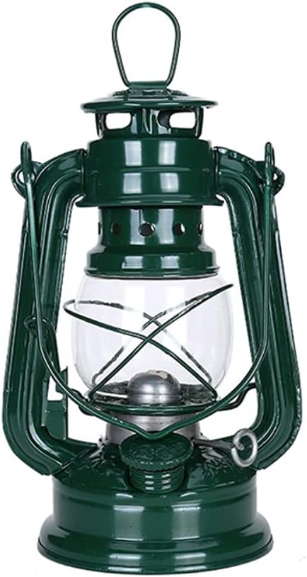 Oil Lamps & Accessories - Ochine Kerosene Oil Lantern Vintage Hurricane Lantern Antique Metal Hanging Lantern Retro Oil Lamp Handmade Kerosene Lamp Decorative Housewarming Gifts Outdoor Camping Emergency Hanging Light/Lamp