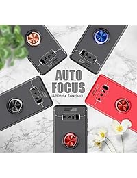 Funda para Galaxy Note 8 Funda Kickstand, TPU suave a prueba de golpes cubierta 360 Rotación Anillo Soporte magnético para coche