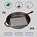 Senpulism Cast Iron Cleaner, Durable 316L Stainless Steel Chainmail Scrubber, Anti-rust Chain Cleaner for Pan Pot Dutch Oven, Big Square Skillet Steel Scrubber + Small Round Cast Iron Cleaning