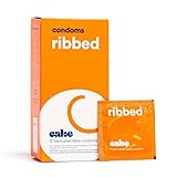 Hello Cake Ribbed Condoms, Premium Silicone