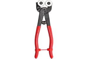 FIFATOPO Glass Tile Nippers, Wheeled Glass Mosaic Tile Cutters Pliers Hand Tools, Shapping Plier, Kits for Crafts, Mosaic, Nipper Cutting Ceramic 8-Inch