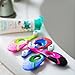 Farber Baby | Toddler Toothbrush (4 Pack) - Extra Soft Bristles, BPA Free, Soothing Teething Nub Ring Handle, 0-2 Years (Orange/Blue)