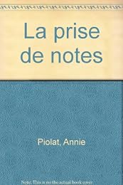 La  prise de notes