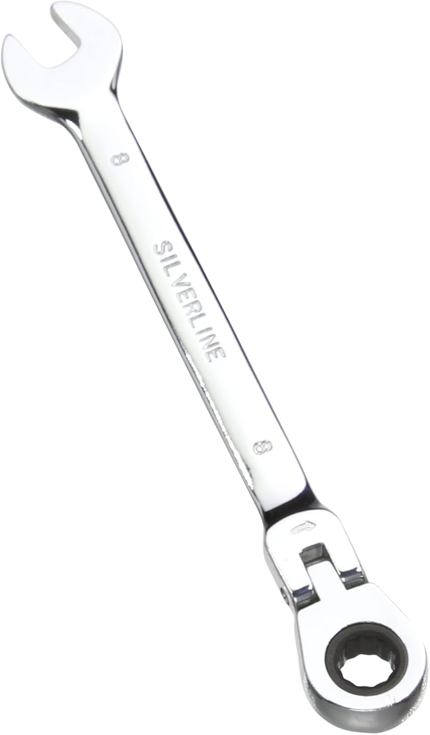 Silverline 282547 Flexible Head Ratchet Spanner 8 mm, K.a