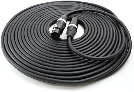 XLR Cable 50 Ft - Reliable, High Performance from Vitrius Cables - 3-pin Connectors, Male to Female