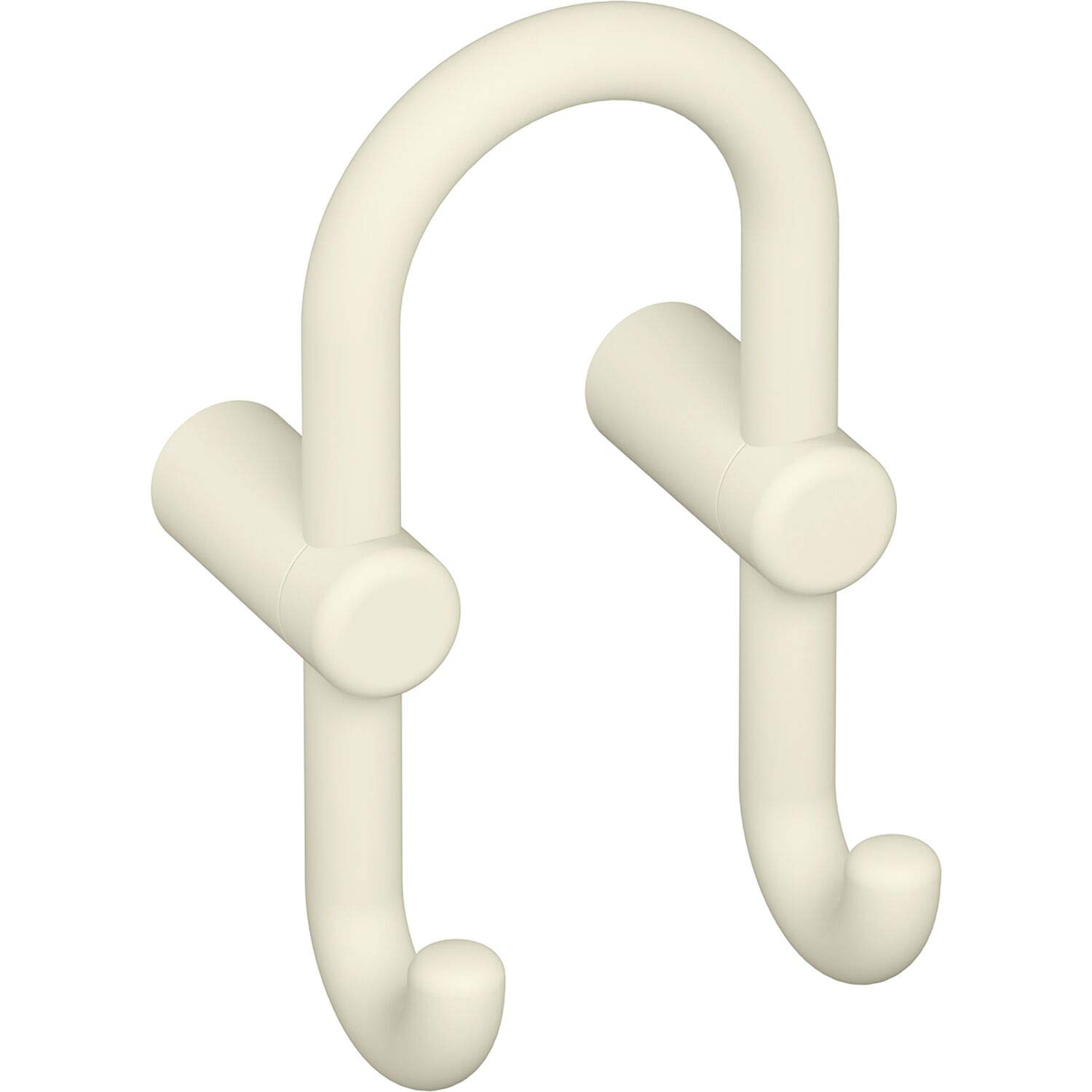 HEWI 801.90B040 Coat Hook 801.90.040, Width 100 mm, Height 165 mm, Polyamide, Colour: Pure White matt, reinweiß matt (99)