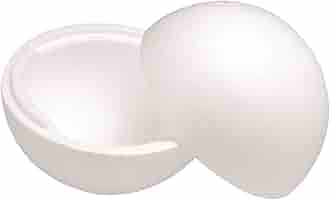 Glorex Bola de poliestireno, Blanco, 20 x 20 x 20 cm: Amazon.es: Hogar
