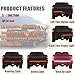 LivTee 60 Inch LED Truck Tailgate Light Bar Strip Super Bright Tail Brake Backup Reverse Turn Signal Running Lights for Pickup Trailer SUV RV VAN Car Towing Vehicle, Red/Whitethumb 4