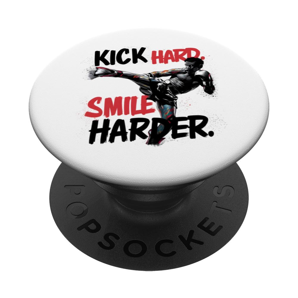 Kickboxing Outfit Muay Thai Savate Sanda Kickboxer PopSockets Swappable PopGrip