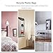 Magdisc Wall Mount Grocery Plastic Bag Holder, Bag Dispenser with Extra-Wide & Easy-Access Openings, Anti-Fingerprint Brushed Stainless Steel Finish, Upgraded Self-Adhesive Hanging Nails Included