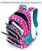 Lightweight Girls School Bags for Kids Kindergarten Primary Backpack Bookbags for Children (Hot Pink&Blue)