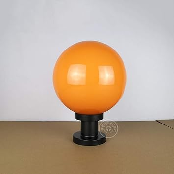 Amazon Com Aaedrag Ip44 Column Lamps Outdoor Round Ball Modern