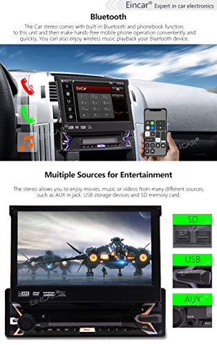 7inch Android 9.0 Capacitive Touchscreen Car Stereo GPS Navigation Quad Core 1GB 16GB Single 1 Din DVD CD Radio Bluetooth 4.0 WiFi 4G Mirror Link Steering Wheel Control with Wireless Reversing Camera