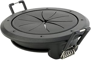 Construct Pro Speedy Spring-Lock Cable Pass Through Port | 2 inch Diameter | Black CON6061SPZ