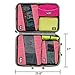 BAGSMART Travel Packing Cubes 3 Set Luggage Packing Organizers, Pink