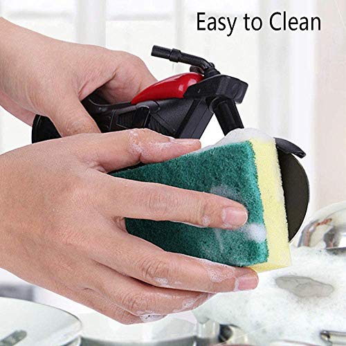 Motorcycle Pizza Cutter, Pizza Slicer Cutter Wheel with Stainless Steel Blade Funny Pizza Gifts with Display Stand