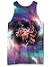RAISEVERN Mens Funny Tank Tops 3D Print Cool Graphic Sleeveless T-shirt