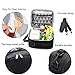 Insulated Lunch Bag Box with Ice Pack & Shoulder Strap for Men, Women, Boys, Adults, Waterproof Mens Lunch Cooler Bag for Work School - Black