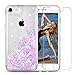 iPhone 7 Case, iPhone 7 Liquid Case, iPhone 8 Case, VEGO Glitter Sparkle Bling Flowing Floating Case Cover Fashion Creative Design for Girls for Apple iPhone 7 (2016) / iPhone 8 (2017) (BluePink)