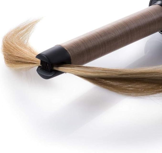 Instyler Cerasilk Hair Professional Styling Wand Salon Quality At Home Woven Ceramic Covered Plates 92 Less Damage Cool Touch Grip Tip Digital Temperature Control White Amazon Co Uk Beauty