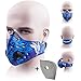 Ligart Activated Carbon Dustproof Mask Face Mask Filtration Exhaust Gas Anti Pollen Allergy PM2.5 Dust Mask Filter for Running Cycling and Other Outdoor Activities