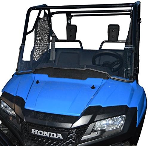 Honda Pioneer 700 Half Scratch Resistant UTV Windshield. The ultimate in side by side versatility! Easy on and off. Quickly install or remove!Premium Hard CoatMade in America!