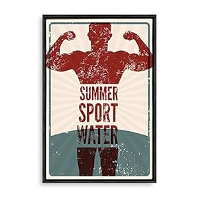 Framed Sports Home Artwork for Living Room Bedroom