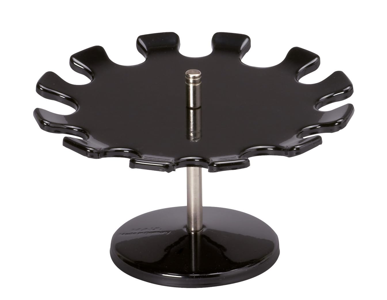 MAUL Round Version Premium Stamp Holder Metal Stamp Rack for 12 Stamps - Black