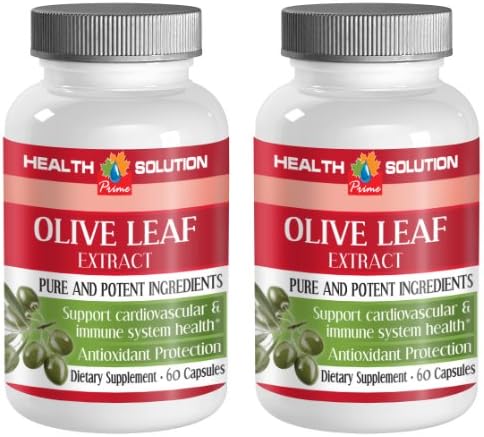 2 Bott Olive Leaf Extract 500mg. Immune System Health. Powerful Antioxidant