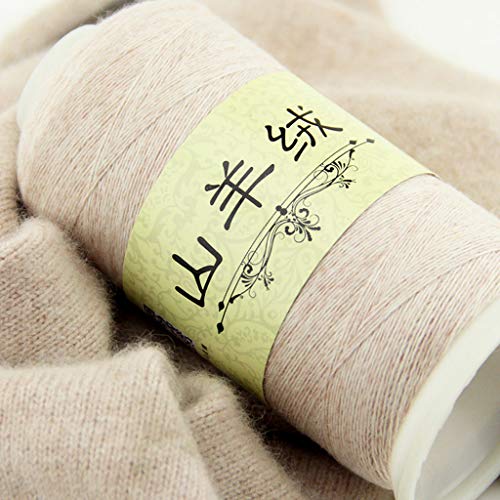 Baby Cashmere Wool Yarn, Hand Knitted Scarf Woven Fine Wool Thread,Caring Soft for Knitting & Crocheting