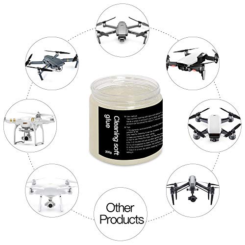 Remove Dust Gel Reusable Soft Peel Away Cleaning Gel Dust Wiper Cleaner for DJI RC Drone Quadcopter - Thumbnail 4