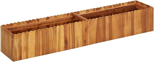 Festnight Macetero de Madera para Jardín Jardinera de Madera ...