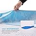 LUCID Premium Hypoallergenic 100% Waterproof Mattress Protector - Universal Fit, Cotton Terry Top, Full