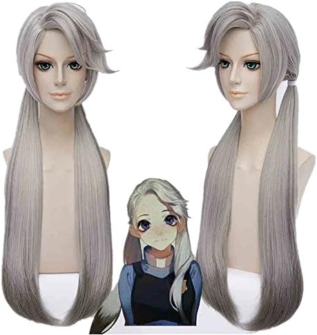 Zootropolis Judy Hopps Nick Wilde Wig Long Ponytail Grey Cosplay Wigs