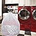 Foldable Large Laundry Hamper With Laundry Bag - Premium Durable Fabric, Plastic Board, Extra-Large Size, Space-Saving & Compact Clothes Basket With Metal Handles (Navy Blue)