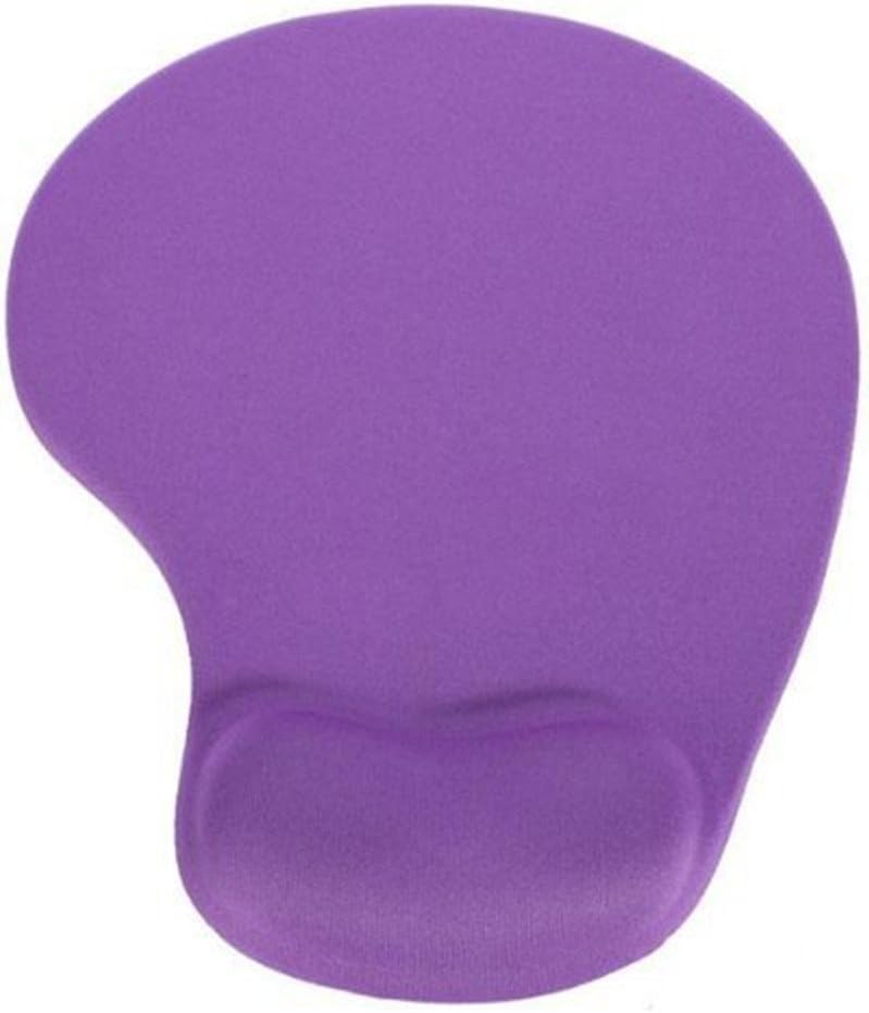 Silicone Gel Wrist Support Mouse Pad Mat for Laptop Desktop (Purple)