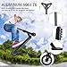 OUTON Pro Aluminum Performance Freestyle Stunt Scooter 110mm Aluminum Core PU Wheels SCS Compression Abec 9 Kick Scooter Black