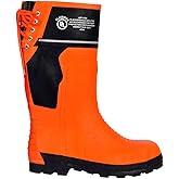 Viking Class 2 Ultra Flexible Chainsaw Boots - Protective Grade 1 Steel Toe Safety Shoes For Men with Slip-Resistant Soles