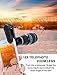 iPhone Lens Kit, 6 in 1 Cell Phone Camera Lens with 18X Zoom Telephoto Lens/Fisheye/Wide Angle& Macro Lens(Screwed Together)/Teleconverter/CPL, Compatible iPhone, Samsung & More