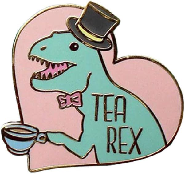 Co. Tea Rex Enamel Pin