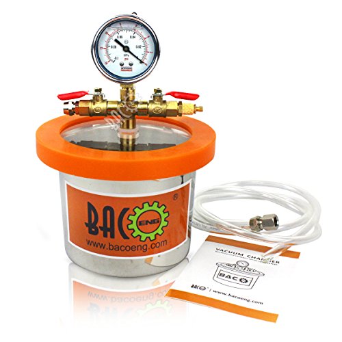 BACOENG Universal Vacuum Chamber Series: 2 Quart Standard