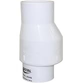 Valterra 200-30 PVC Swing/Spring Combination Check Valve, White, 3" Slip