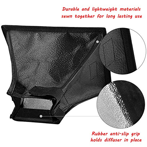 Flash Diffuser Light Softbox, Beaspire 8" x 12" Speedlight Softbox Collapsable Flexible External Flash Camera Light Compatible with Sony Nikon Canon and Other DSLR Camera Flashes - Thumbnail 3