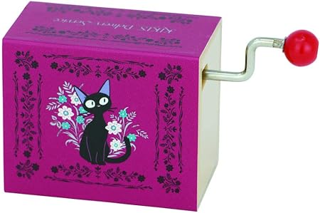Amazon となりのトトロ 手巻きオルゴール ジジ フローラル オルゴール おもちゃ