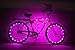 GlowRiders - Ultra Bright LED - Bike Wheel Light String (1 Pack) - Assorted Colors Bicycle Tire Accessories- Burning Man Accessory