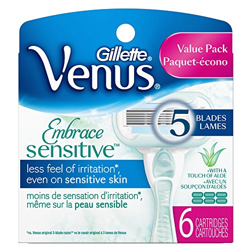 Gillette Venus Embrace Sensitive Women s Razor Blade Refills