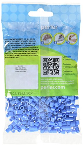 Perler 80-19009 1000 Beads, Light Blue