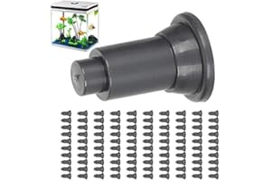 100 Pcs Isolation Board Supporty Feet, Fish Tank Isolation Board Supporty Feet, Support Feet for Aquarium Divider(Black)