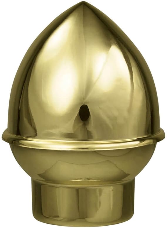 FlagandBanner Gold Acorn End Cap Flag Pole Topper Finial (Fits 1 in